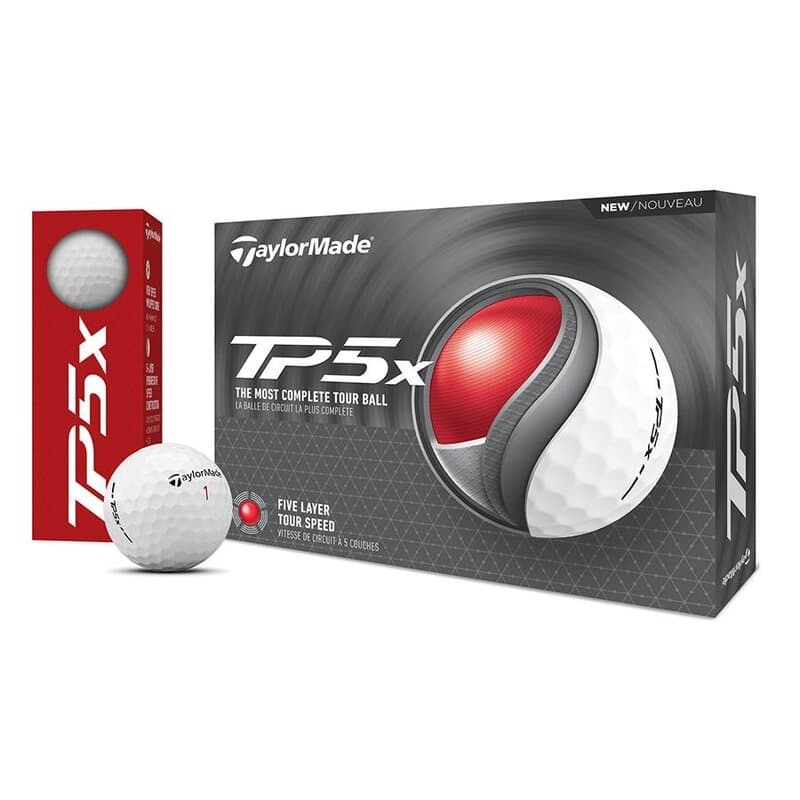 TaylorMade TP5x golfbal wit
