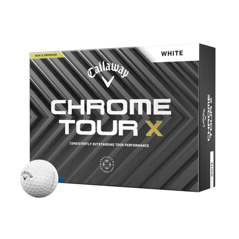 Callaway Chrome Tour X witte golfbal