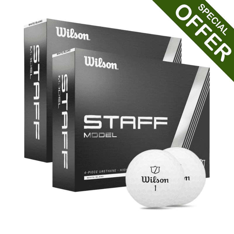Wilson Staff Model golfbal wit set van 2 dozen